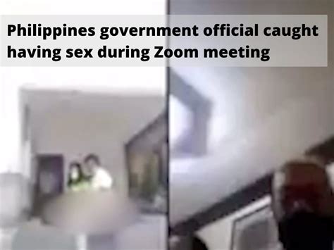 Couple caught on camera having sex during Zoom meeting。